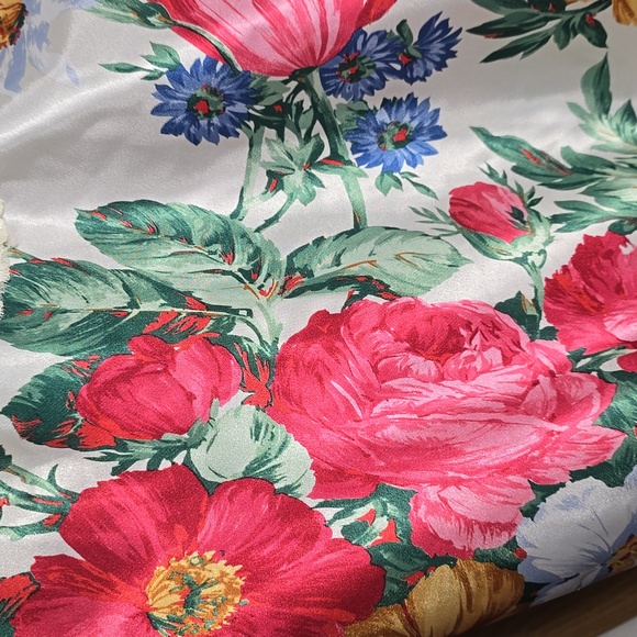 Vintage Deena Floral Lace Trim Slip Dress Sz M - Picture 10 of 13